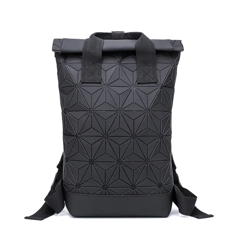 Diamond Pattern Multi-Use Backpack
