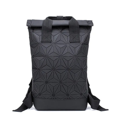 Diamond Pattern Multi-Use Backpack