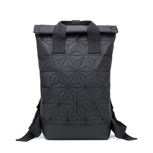 Diamond Pattern Multi-Use Backpack